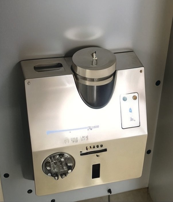 Electronic spray powder with collector